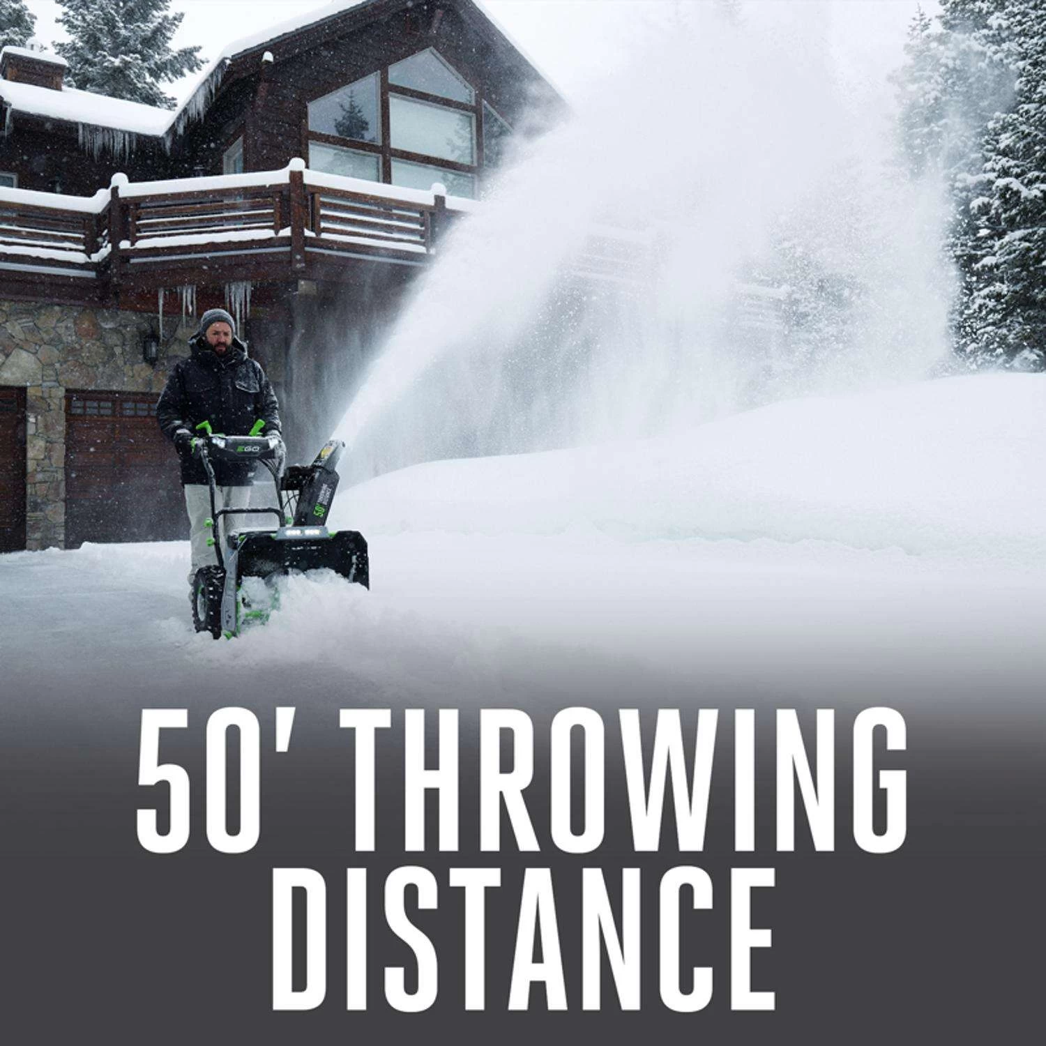 EGO Power+ Peak Power SNT2400 24 In. Two Stage 56 V Battery Snow Blower Tool Only 4 EGO Power+ Peak Power SNT2400 24 In. Two Stage 56 V Battery Snow Blower Tool Only - Image 4