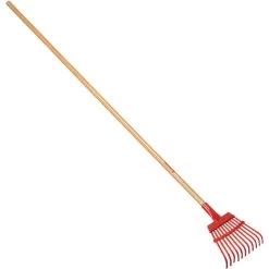 Corona 60.5 In. 11 Tine Steel Shrub Rake Wood Handle