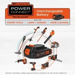Black & Decker Black+Decker 22 In. 20 V Battery Hedge Trimmer Kit (Battery & Charger) -Gardens and Horticulture 753a75c5 7be2 49dd bc4f 6e7a8b639998