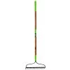 Ames 63 In. 16 Tine Steel Bow Rake Wood Handle