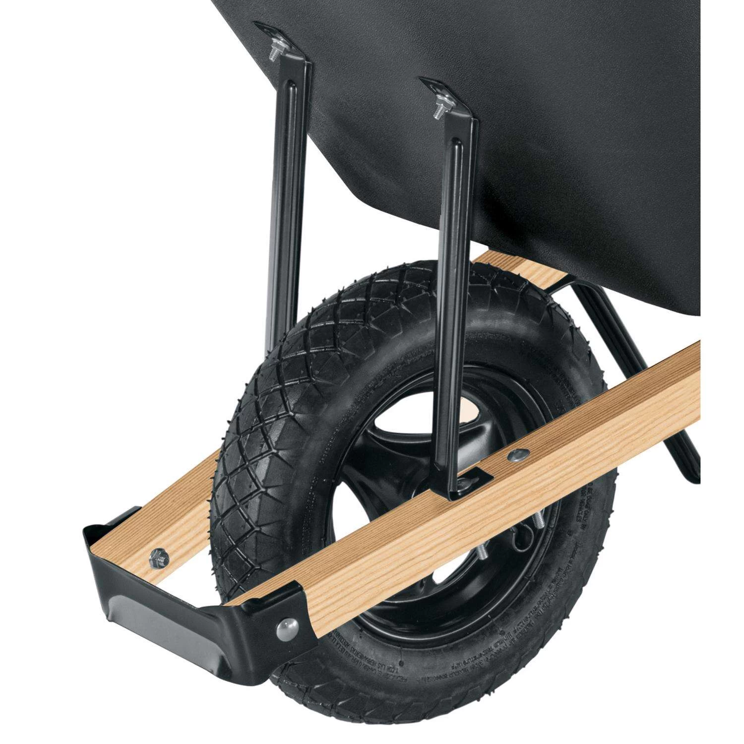 Truper Poly Wheelbarrow 5 Cu Ft 2 Truper Poly Wheelbarrow 5 Cu Ft - Image 2
