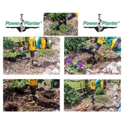 Power Planter 12 In. Steel Bulb Auger Drill Bit -Gardens and Horticulture 7b54b638 584b 47cf 9244 837b2dd4e868