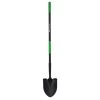 Hooyman 59.25 In. Carbon Steel Round Digging Shovel Fiberglass Handle