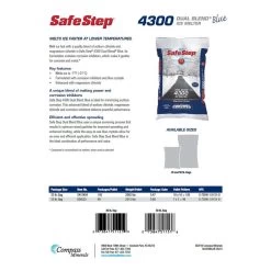 Safe Step Dual Blend 4300 Magnesium Chloride/Sodium Chloride Pet Friendly Pellet Ice Melt 50 Lb -Gardens and Horticulture 7bd160ba eb04 4063 8296 4b101f4eb61a