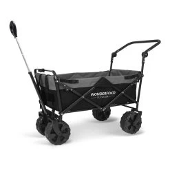 WonderFold Outdoor S-Series Polyester Fabric Folding Utility Wagon 160 Lb. Cap.