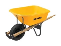 True Temper Poly Wheelbarrow 6 Cu Ft