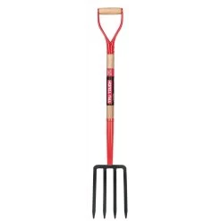 Truper 4 Tine Steel Spading Fork 30 In. Wood Handle