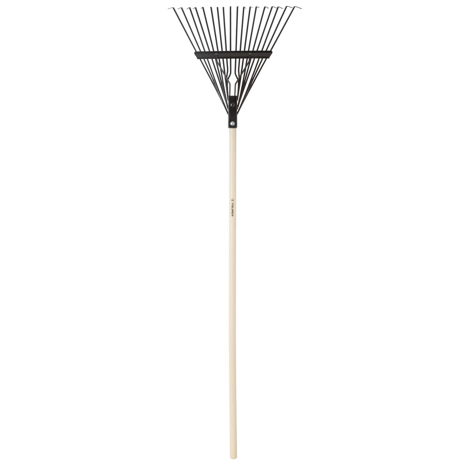 Truper 59 In. 18 Tine Steel Rake Wood Handle 1 Truper 59 In. 18 Tine Steel Rake Wood Handle