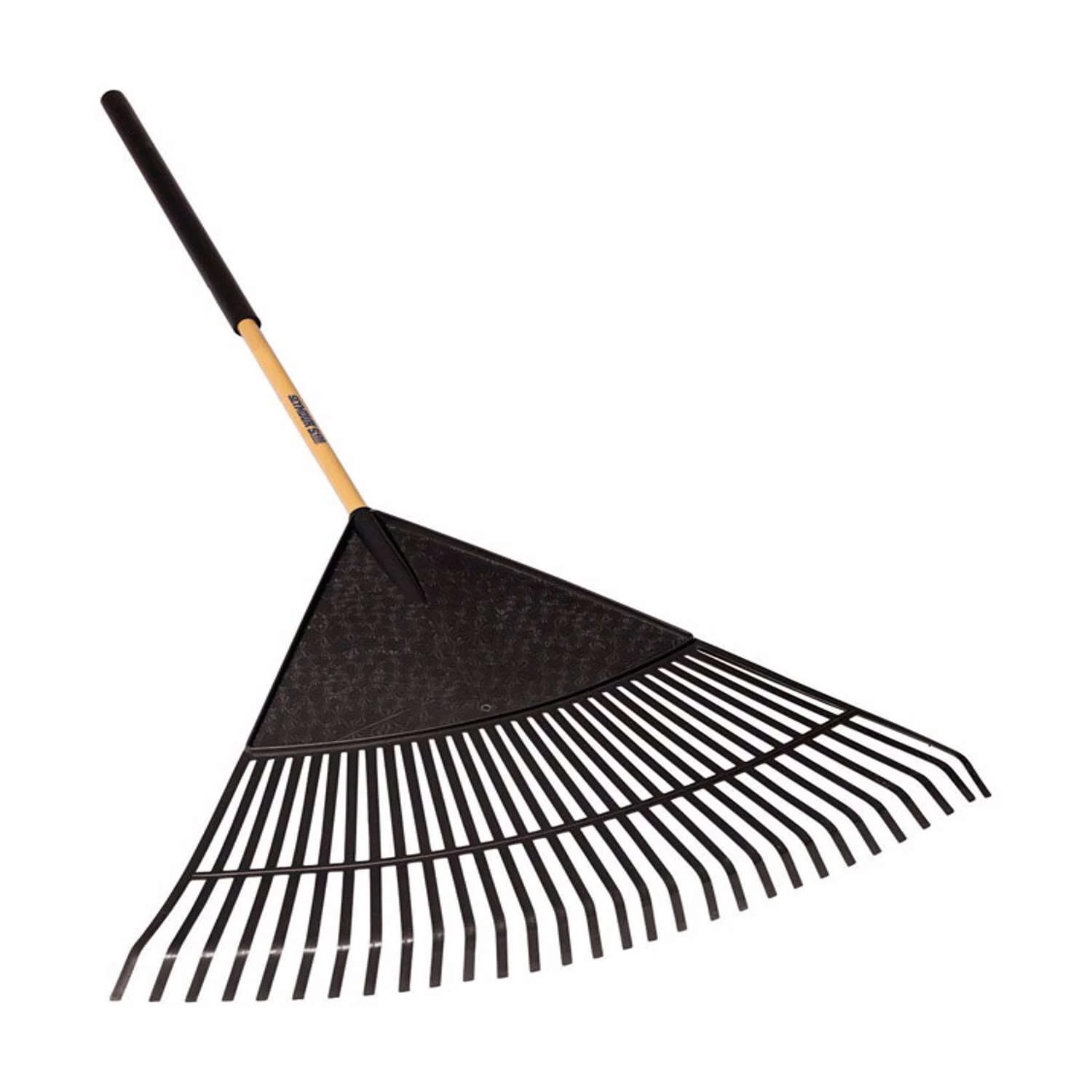 Seymour S400 Jobsite 71 In. 30 Tine Poly Leaf Rake Wood Handle 1 Seymour S400 Jobsite 71 In. 30 Tine Poly Leaf Rake Wood Handle