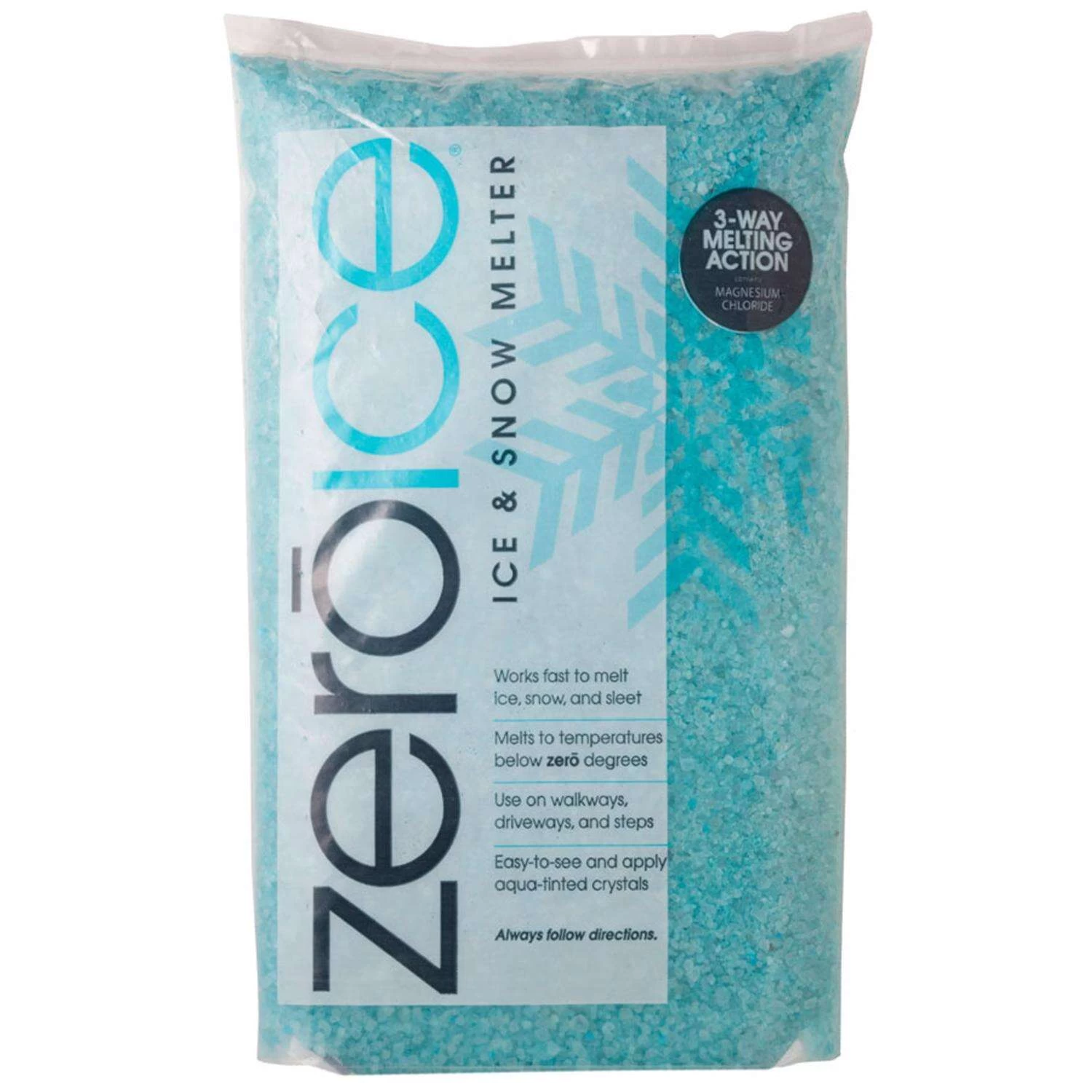 HJE Zero Ice Magnesium Chloride/Potassium Chloride/Sodium Chloride Crystal Ice & Snow Melter 50 Lb 1 HJE Zero Ice Magnesium Chloride/Potassium Chloride/Sodium Chloride Crystal Ice & Snow Melter 50 Lb