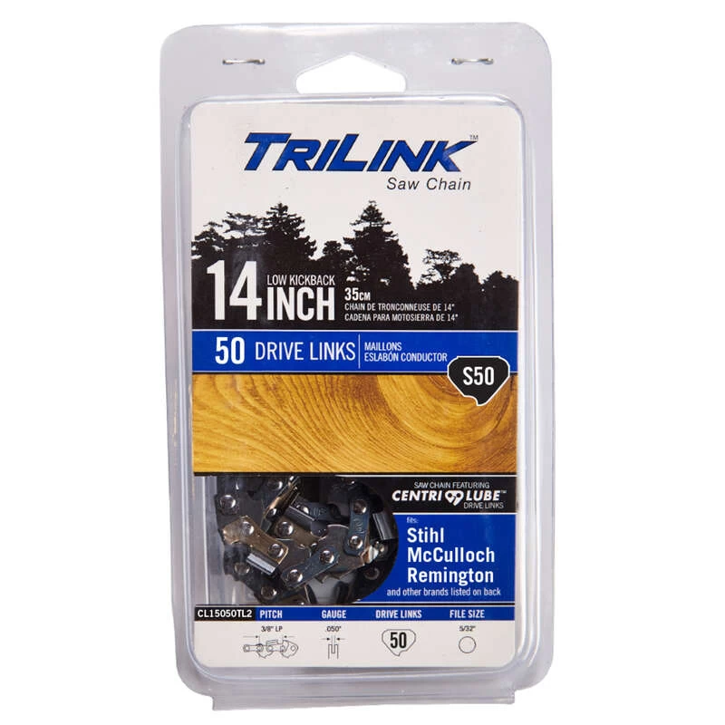 TriLink 14 In. Chainsaw Chain 50 Links 1 TriLink 14 In. Chainsaw Chain 50 Links