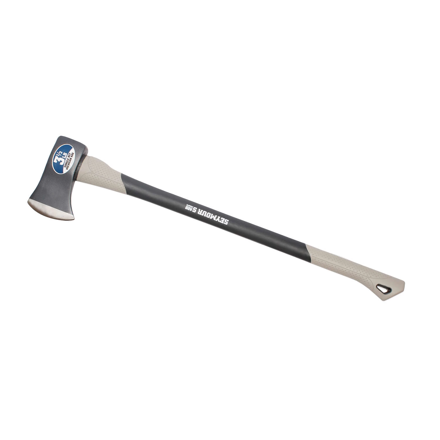 Seymour S400 Jobsite 3.5 Lb Single Bit Michigan Axe 36 In. Fiberglass Handle 1 Seymour S400 Jobsite 3.5 Lb Single Bit Michigan Axe 36 In. Fiberglass Handle