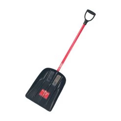 Bully Tools 54 In. Plastic Scoop Shovel Fiberglass Handle