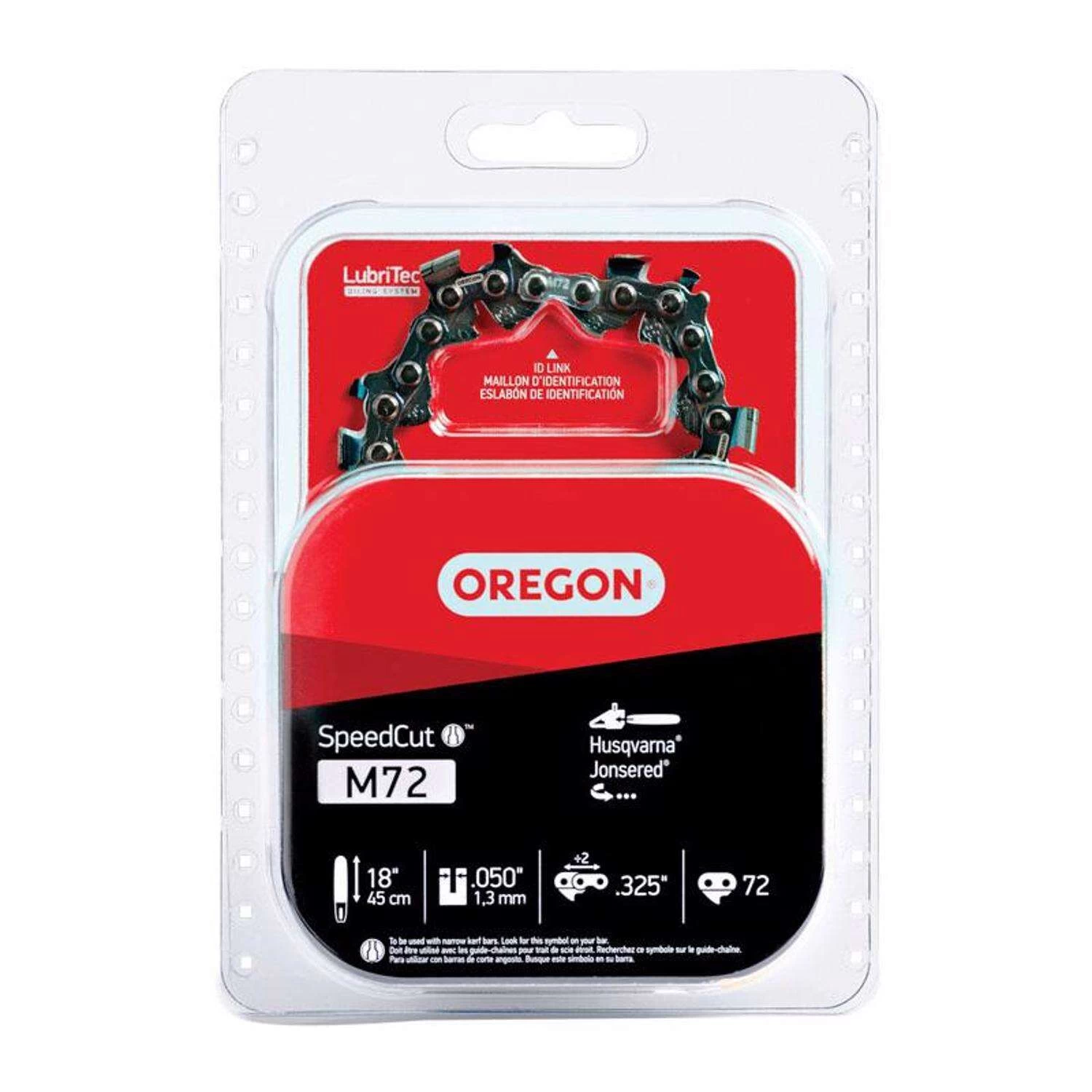 Oregon SpeedCut M72 18 In. Chainsaw Chain 72 Links 1 Oregon SpeedCut M72 18 In. Chainsaw Chain 72 Links