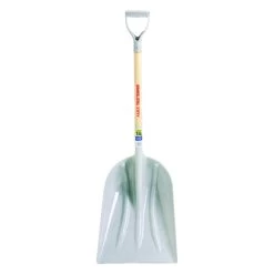 True Temper 46.5 In. Plastic Scoop Garden Shovel Wood Handle