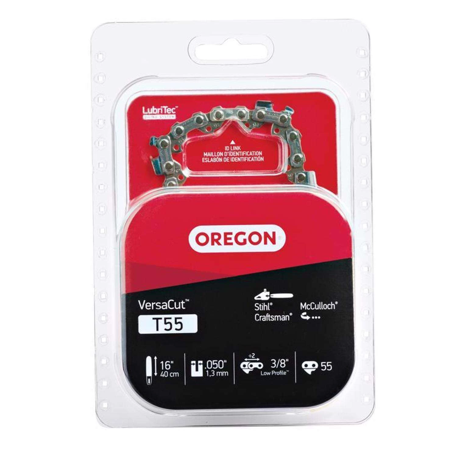 Oregon VersaCut T55 16 In. Chainsaw Chain 55 Links 1 Oregon VersaCut T55 16 In. Chainsaw Chain 55 Links