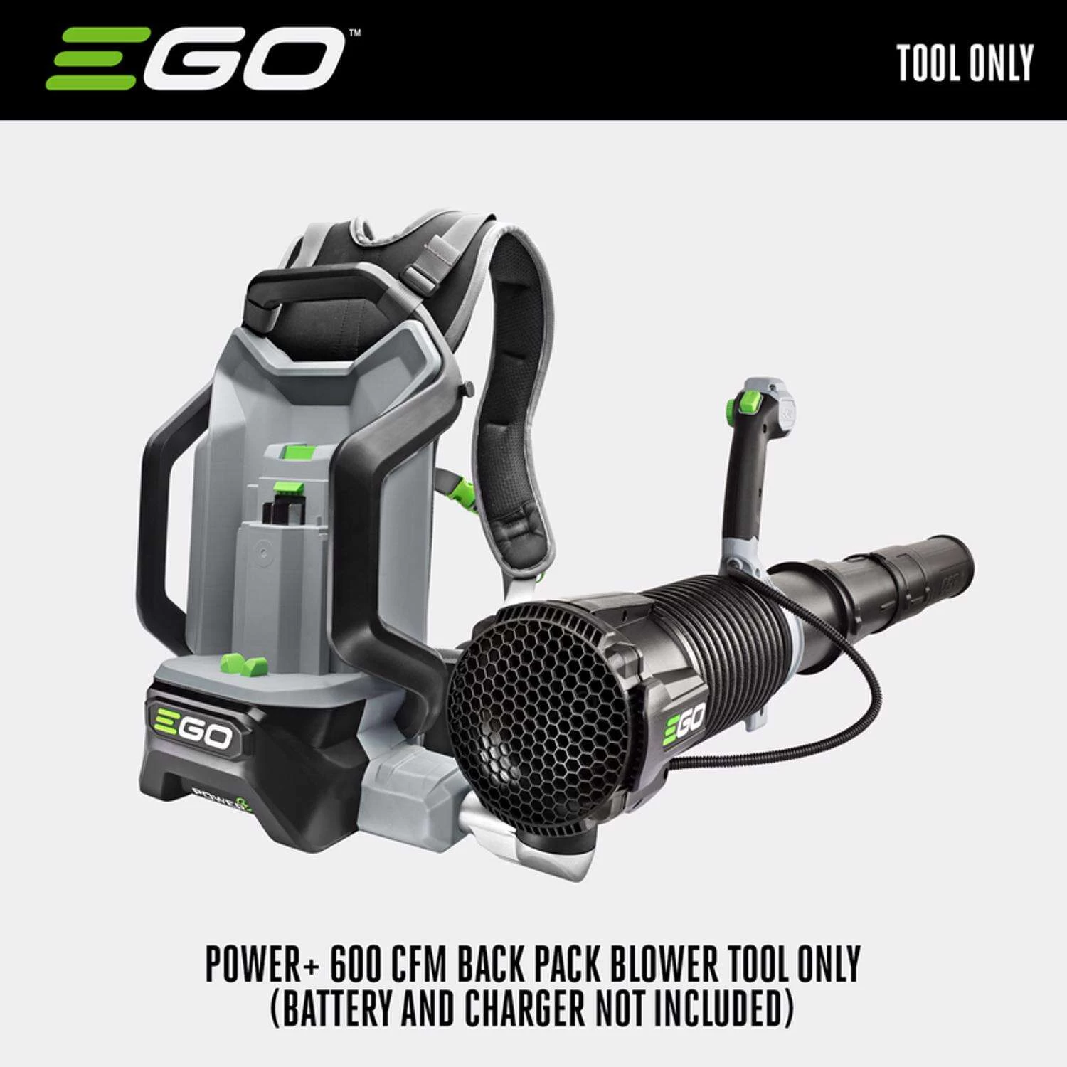 EGO Power+ LB6000 145 Mph 600 CFM 56 V Battery Backpack Leaf Blower Tool Only 2 EGO Power+ LB6000 145 Mph 600 CFM 56 V Battery Backpack Leaf Blower Tool Only - Image 2