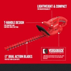 Craftsman CMEHT150 17 In. Electric Hedge Trimmer -Gardens and Horticulture ad2bef38 bc56 4c47 89cd 3671bf3c5ff2