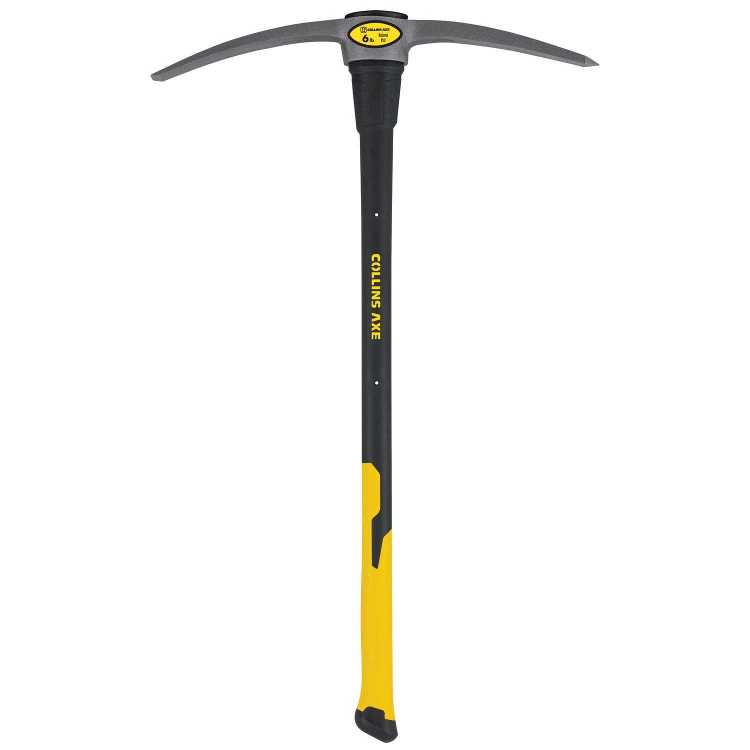 Collins 6 Lb Pick Mattock 36 In. Fiberglass Handle 1 Collins 6 Lb Pick Mattock 36 In. Fiberglass Handle