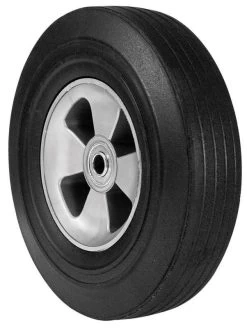 Arnold 10 In. D 175 Lb. Cap. Offset Wheelbarrow Tire Rubber 1 Pk