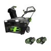EGO Power+ Peak Power SNT2102 21 In. Single Stage 56 V Battery Snow Blower Kit (Battery & Charger) W/ TWO 5.0 AH BATTERIES