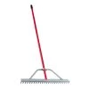 Corona 67 In. 24 Tine Aluminum Landscape Rake Aluminum Handle