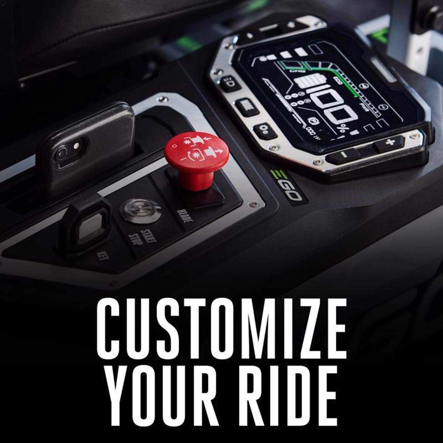 EGO Power+ Z6 ZT4204L 42 In. 56 V Battery Zero Turn Riding Mower Kit (Battery & Charger) W/ FOUR 10.0 AH BATTERIES 8 EGO Power+ Z6 ZT4204L 42 In. 56 V Battery Zero Turn Riding Mower Kit (Battery & Charger) W/ FOUR 10.0 AH BATTERIES - Image 8