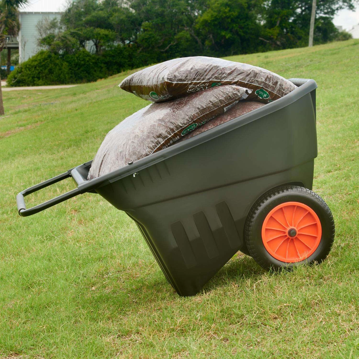 Smart Garden Plastic Yard Cart 7.5 Ft³ 10 Smart Garden Plastic Yard Cart 7.5 Ft³ - Image 10