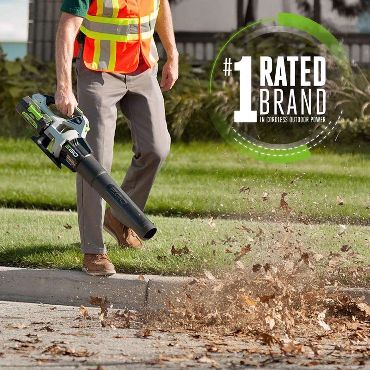 EGO Power+ LB5302 110 Mph 530 CFM 56 V Battery Handheld Leaf Blower Kit (Battery & Charger) W/ 2.5 AH BATTERY 3 EGO Power+ LB5302 110 Mph 530 CFM 56 V Battery Handheld Leaf Blower Kit (Battery & Charger) W/ 2.5 AH BATTERY - Image 3