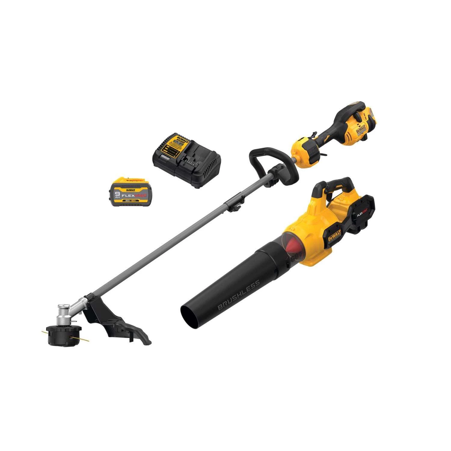 DeWalt MAX DCKO266X1 17 In. 60 V Battery Blower/Trimmer Kit (Battery & Charger) 1 DeWalt MAX DCKO266X1 17 In. 60 V Battery Blower/Trimmer Kit (Battery & Charger)