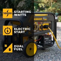 Firman Hybrid Series 8000 W 240 V Gasoline Or Propane Portable Generator -Gardens and Horticulture c41d903d 5f5b 4d94 8a73 032dc32ae414