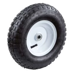 Farm And Ranch 6 In. D X 13 In. D 300 Lb. Cap. Centered Tire Rubber 1 Pk