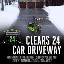 EGO Power+ Peak Power SNT2410 24 In. Two Stage 56 V Battery Snow Blower Tool Only W/ 2-IN-1 CHUTE ADJUSTMENT -Gardens and Horticulture cab2a285 2e04 4440 adc2 b9e7f8bf6dba