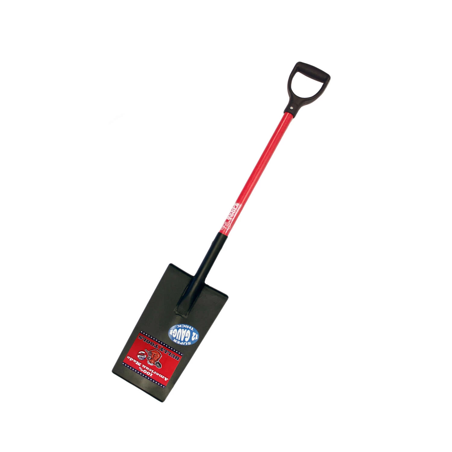 Bully Tools 44.5 In. Steel Garden Spade Fiberglass Handle 1 Bully Tools 44.5 In. Steel Garden Spade Fiberglass Handle