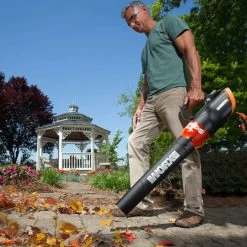Worx 110 Mph 600 CFM 120 V Electric Handheld Leaf Blower -Gardens and Horticulture cdb97b2b c154 4cb5 8491 060302f21075