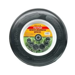 MaxPower Flat-Proof 14 In. D Wheelbarrow Wheel Polyurethane 1 Pk