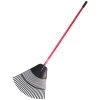 Bully Tools 63 In. 26 Tine Poly Leaf Rake Fiberglass Handle
