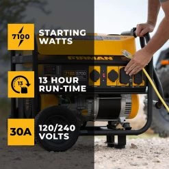 Firman Performance Series 5700 W 240 V Gasoline Portable Generator -Gardens and Horticulture d575f6d0 65d9 48e0 8be3 6c9862aa2cc9