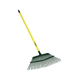 Seymour S300 DuraLite 58 In. 25 Tine Steel Leaf Rake Steel Handle