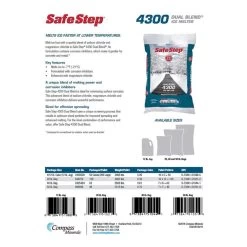 Safe Step Dual Blend 4300 Magnesium Chloride/Sodium Chloride Granule Ice Melt 50 Lb -Gardens and Horticulture db9634a7 8904 433a aac2 2f178683d6e1