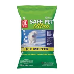 Qik Joe Safe Pet Ultra Magnesium Chloride/Sodium Chloride Pet Friendly Pellet Ice Melt 20 Lb