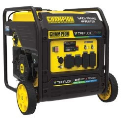 Champion Tri Fuel 9000 W 240 V Gasoline Or Propane Portable Inverter Generator