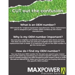 MaxPower 42 In. Standard Mower Blade For Riding Mowers 1 Pk 7 MaxPower 42 In. Standard Mower Blade For Riding Mowers 1 Pk -Gardens and Horticulture e151584a fdc4 41d1 8916 7a14ed1b71e3