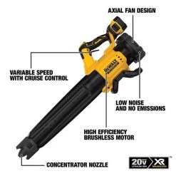 DeWalt 20V MAX DCBL722P1 125 Mph 450 CFM 20 V Battery Handheld Blower Kit (Battery & Charger) 12 DeWalt 20V MAX DCBL722P1 125 Mph 450 CFM 20 V Battery Handheld Blower Kit (Battery & Charger) -Gardens and Horticulture e632b8b5 efe9 4873 9f57 b4c6024673cc