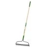 John Deere 66 In. 15 Tine Steel Bow Rake Wood Handle