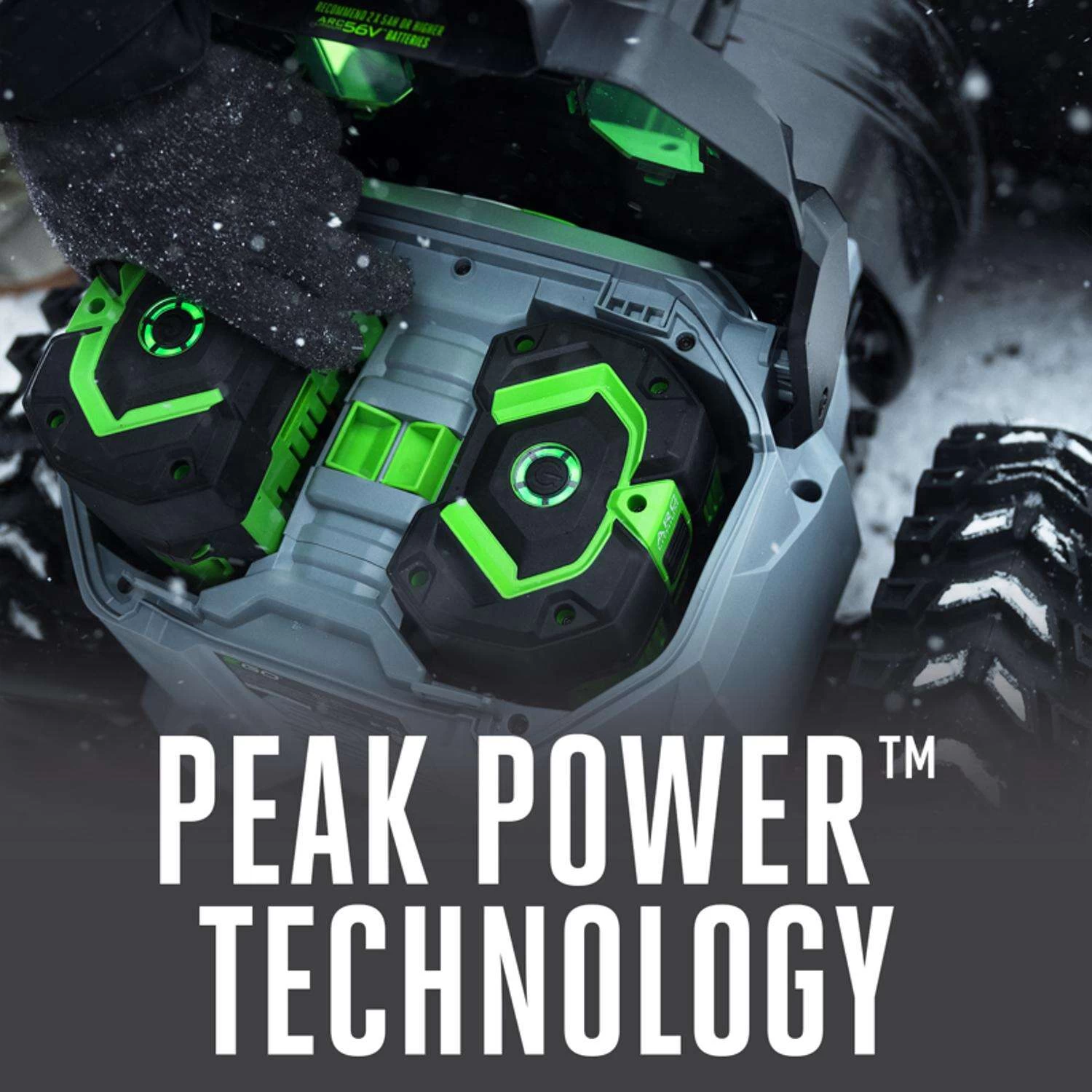 EGO Power+ Peak Power SNT2400 24 In. Two Stage 56 V Battery Snow Blower Tool Only 8 EGO Power+ Peak Power SNT2400 24 In. Two Stage 56 V Battery Snow Blower Tool Only - Image 8