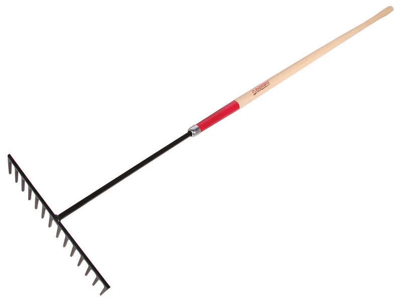 Razor-Back 78 In. 14 Tine Steel Level Rake Wood Handle 1 Razor-Back 78 In. 14 Tine Steel Level Rake Wood Handle