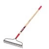 Truper Tru-Tough 59.75 In. 16 Tine Steel Bow Rake Wood Handle