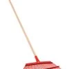 Corona 63 In. 25 Tine Steel Leaf Rake Wood Handle