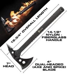 REAPR Double Bit Camp Axe 14.5 In. Nylon Handle -Gardens and Horticulture f8c9ace5 2f85 4e19 95c1 80dd751557c6